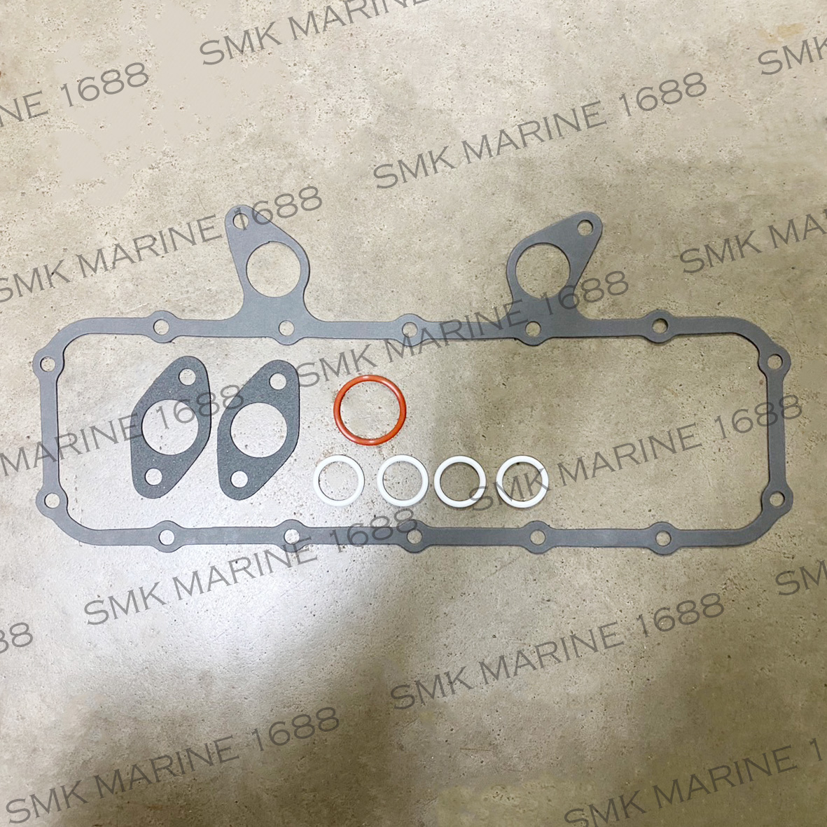 HINO EK100 157151570+157171010+985142104+985126109 Oil Cooler Case Gasket Set / ชุดปะเก็นฝาOil Cooler
