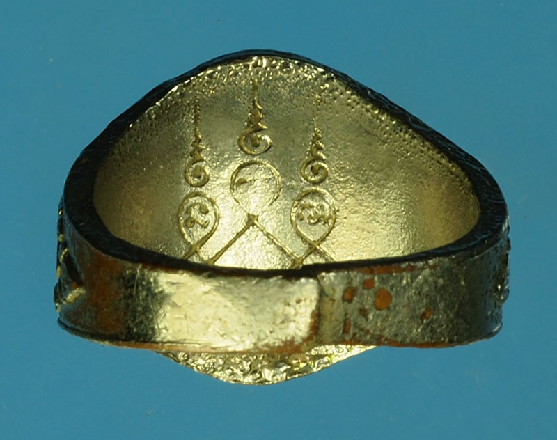 29706 แหวนลงยาชุบนิเกิล หลวงพ่ออ่อน ไม่ทราบที่และปีสร้าง 3