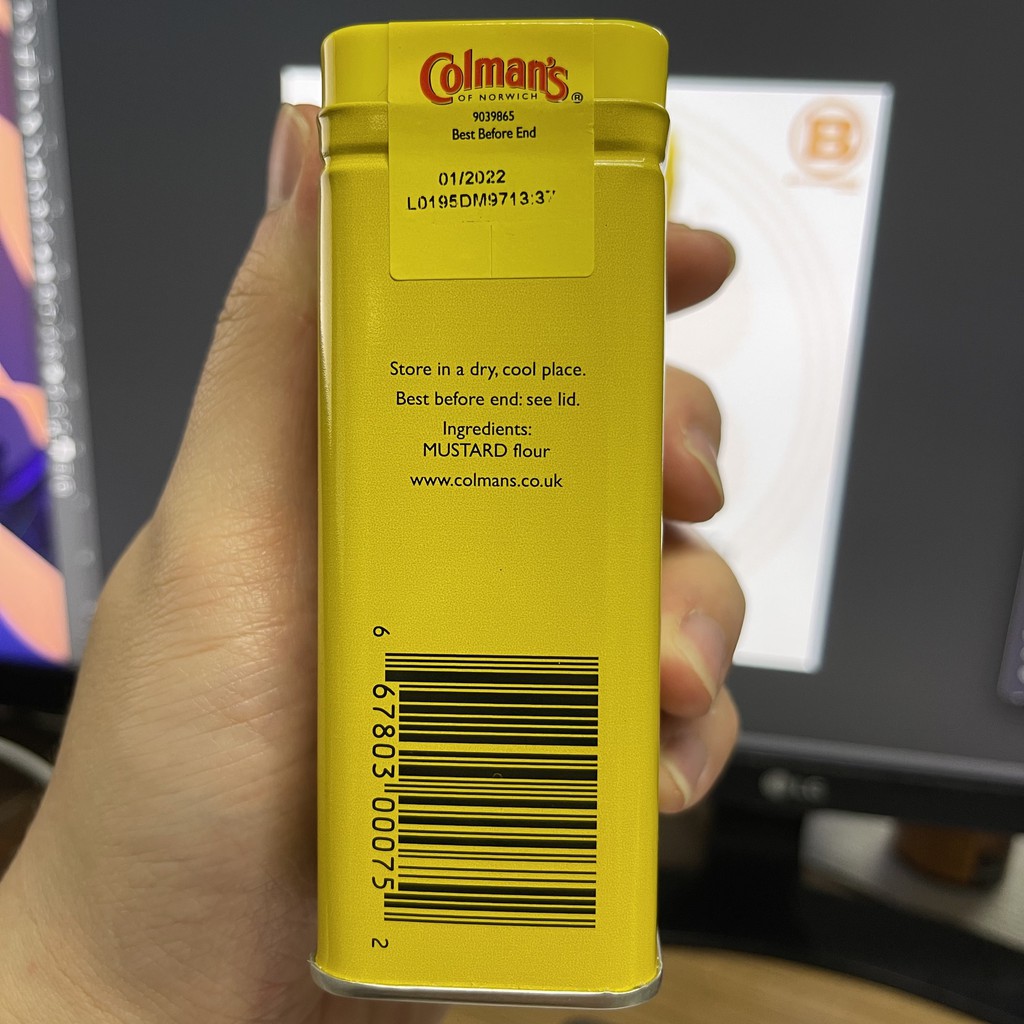 โคลแมนส์ ผงมัสตาร์ด 113 กรัม Colman's Mustard Powder 113 g.