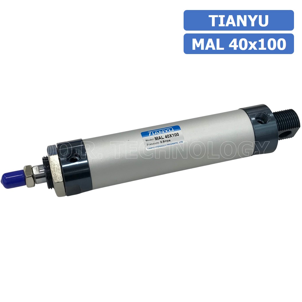 (1ชิ้น) กระบอกลม ขนาดเล็ก รุ่น MAL 40x100 (Mini Air Cylinder Series) Pneumatic Cylinder กระบอกลมนิวเมติก
