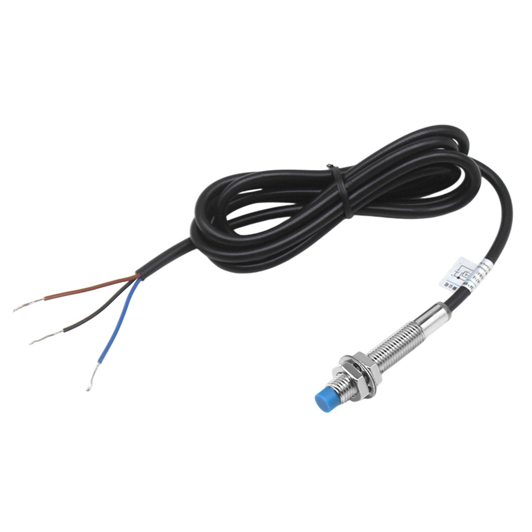 M8 Proximity Switch เซนเซอร์ตรวจจับโลหะ พร็อกซิมิตี้สวิทช์ LJ8A3-2-Z-BX/BY/AX/AY 3-wire 5-30VDC ระยะตรวจจับ 2mm NPN/PNP type NO Normally Open/ NC Normally Closed HUCHOO