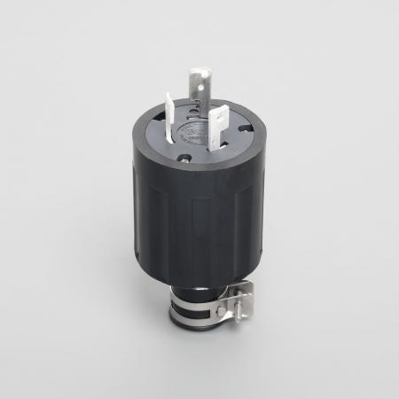 3662R AMERICAN DENKI 3-Pole 3-Wire 60A 600V Plug (Rubber Housing)
