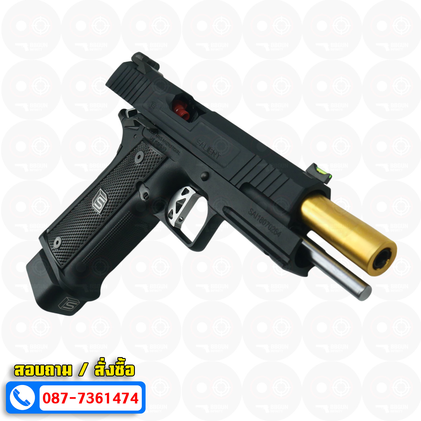 บีบีกันอัดแก๊ส EMG SAI 2011 DS HI-CAPA 5.1 (สีดำ) BB GUN