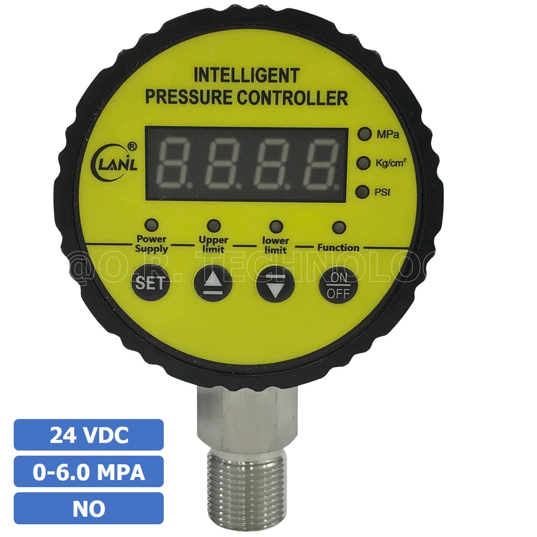 (1ชิ้น) LY-810 24VDC 6.0MPA สวิทช์แรงดันดิจิตอล เกจวัดแรงดันดิจิตอล Intelligent Pressure Controller Digital Pressure switch เครื่องวัดความดันดิจิตอล