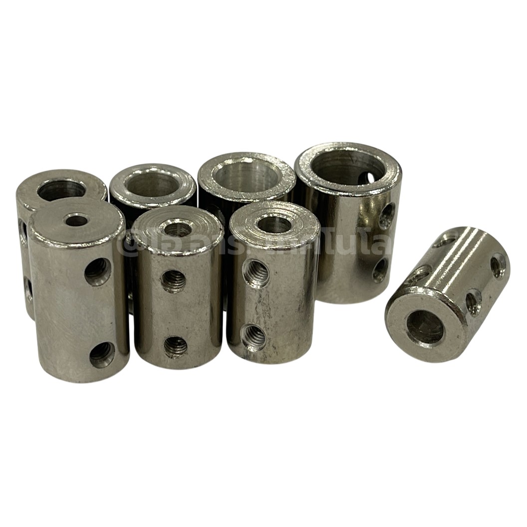 CP-M Ø5-12mm คัปปิ้ง ข้อต่อเพลา ต่อแกนมอเตอร์ Metal Coupling ข้อต่อแกนเหล็ก ข้อต่อแกนมอเตอร์ คัปปลิ้ง 5-5/6-6/6.35/6.35/7-7/8-8/10-10/12-12/5-10/6-10/6.35-10/7-10/8-10/5-12/6-12/6.35-12/8-12/10-12
