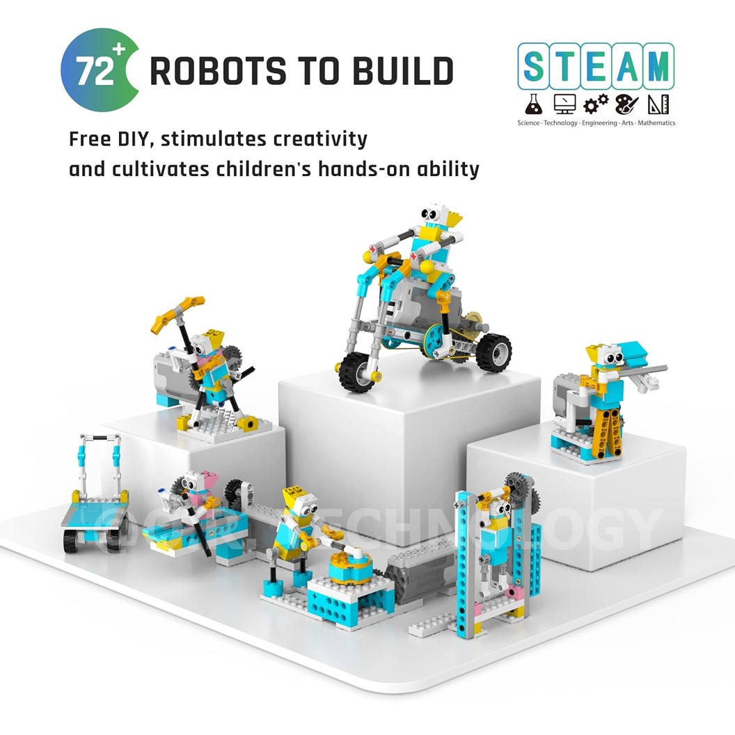 Makerzoid MKZ-PF-SD SMART ROBOT STEAM Educational Programmable Robot Kit ชุดเรียนรู้ ตัวต่อ เสริมทักษะ หุ่นยนต์ โรบอท Coding kit ส่งเสริมการเรียนรู้