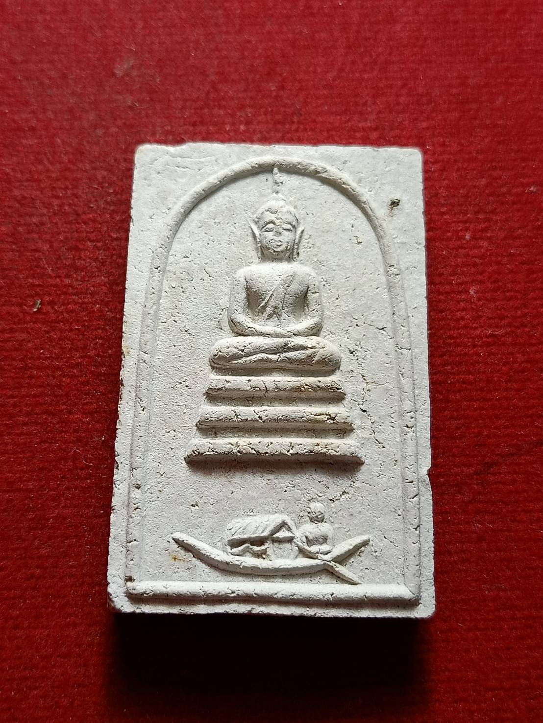 พระสมเด็จแจวเรือจ้าง หลวงพ่อฑูรย์ วัดโพธินิมิตร กทม. ปี 2512 (SKU-09682)