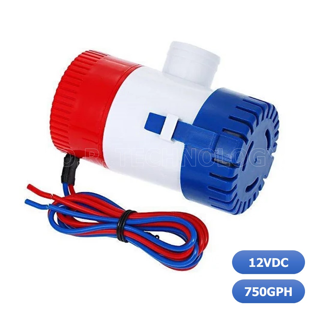 (1ชิ้น) NC498 ปั้มแช่ ปั้มน้ำ โซล่าปั้ม Bilge Pump DC12V 750GPH