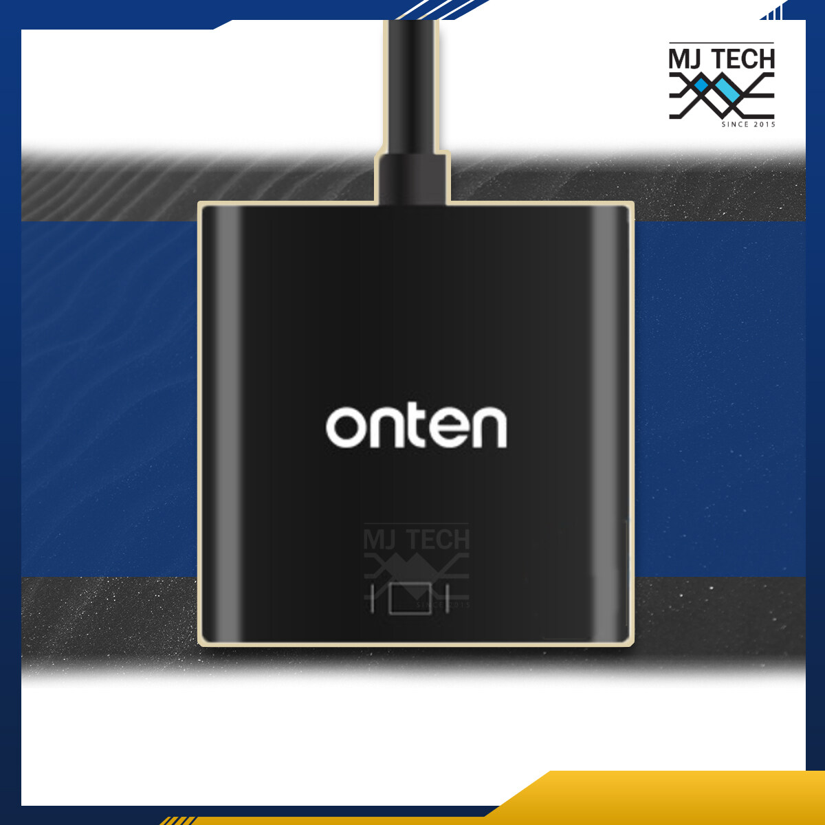 onten อุปกรณ์แปลงสัญญานความละเอียดสูง HDMI to VGA / VGA to HDMI Adapter, VIDEO / with AUDIO ความละเอียดสูงสุด 1920x1920
