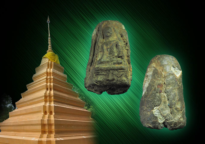 ขายแล้ว*33589 พระเนื้อผงใบลาน กรุวัดมอญ อ่างทอง(พิมพ์หายาก) 89