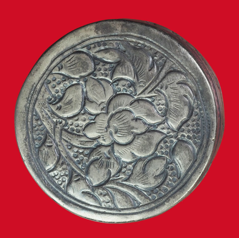 *33911 ตลับสำหรับใส่ สีผึ้ง ทำด้วยเงินเก่าๆ 16