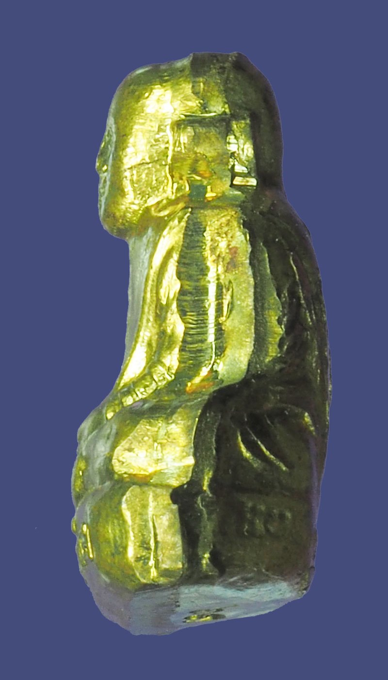 *39467 รูปหล่อหลวงพ่อกวย วัดโฆษิตราราม ชัยนาท ปี 2563 เนื้อทองเหลือง ไม่มีกล่อง 8