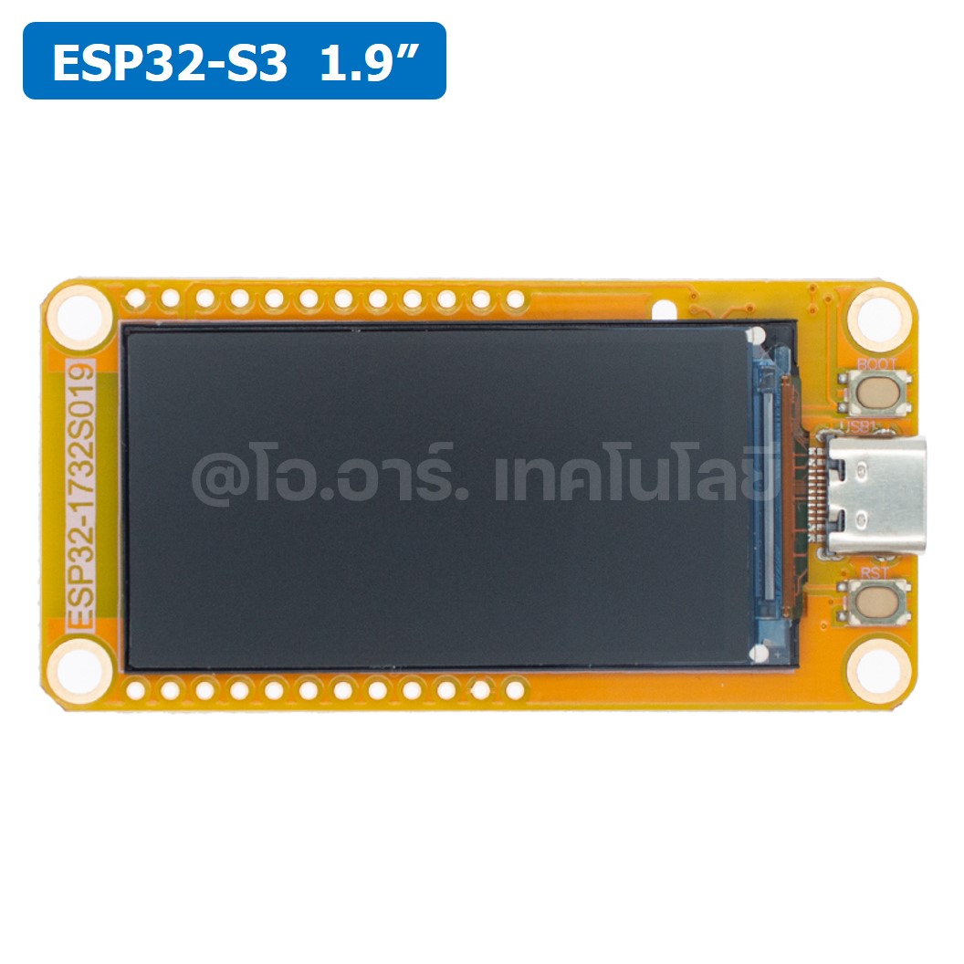 ZP002 ESP32-S3 HMI 8M PSRAM 16M Flash Arduino LVGL LCD IPS 170x320 1.9” EPS32-1732S019 Smart Display ST7789 (No Touch)