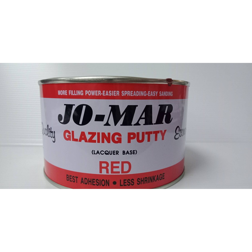 โจมาร์ สีโป้วแห้งเร็ว โป้วแดง ขนาด 1 กก.(ราคารวมแวท) เกาะเหล็ก รถยนต์ ไฟเบอร์