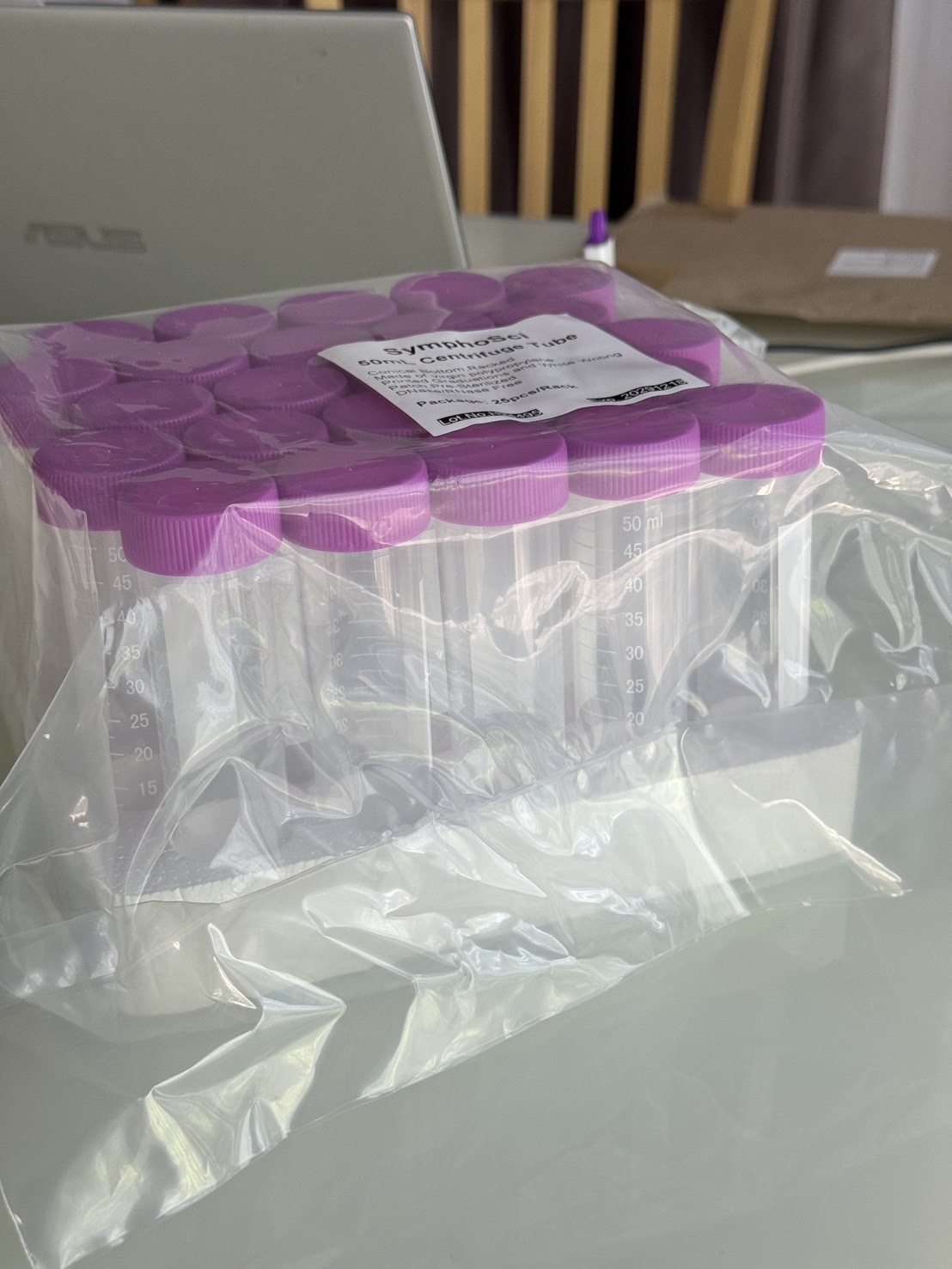 Centrifuge tube plastic 50 ML