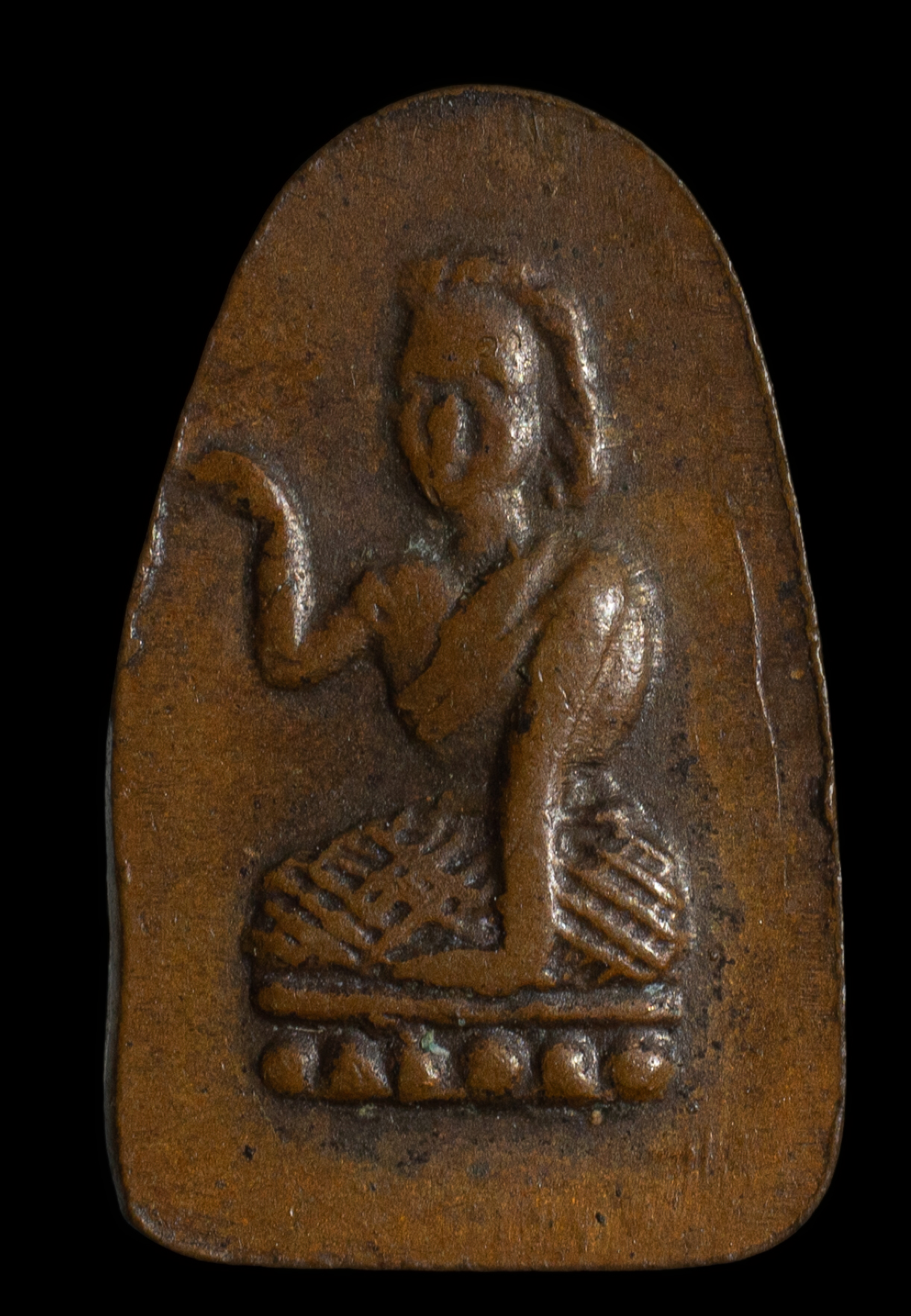 เหรียญหลวงพ่อทวด หลังนางกวัก เนื้อทองแดง ปี 2508