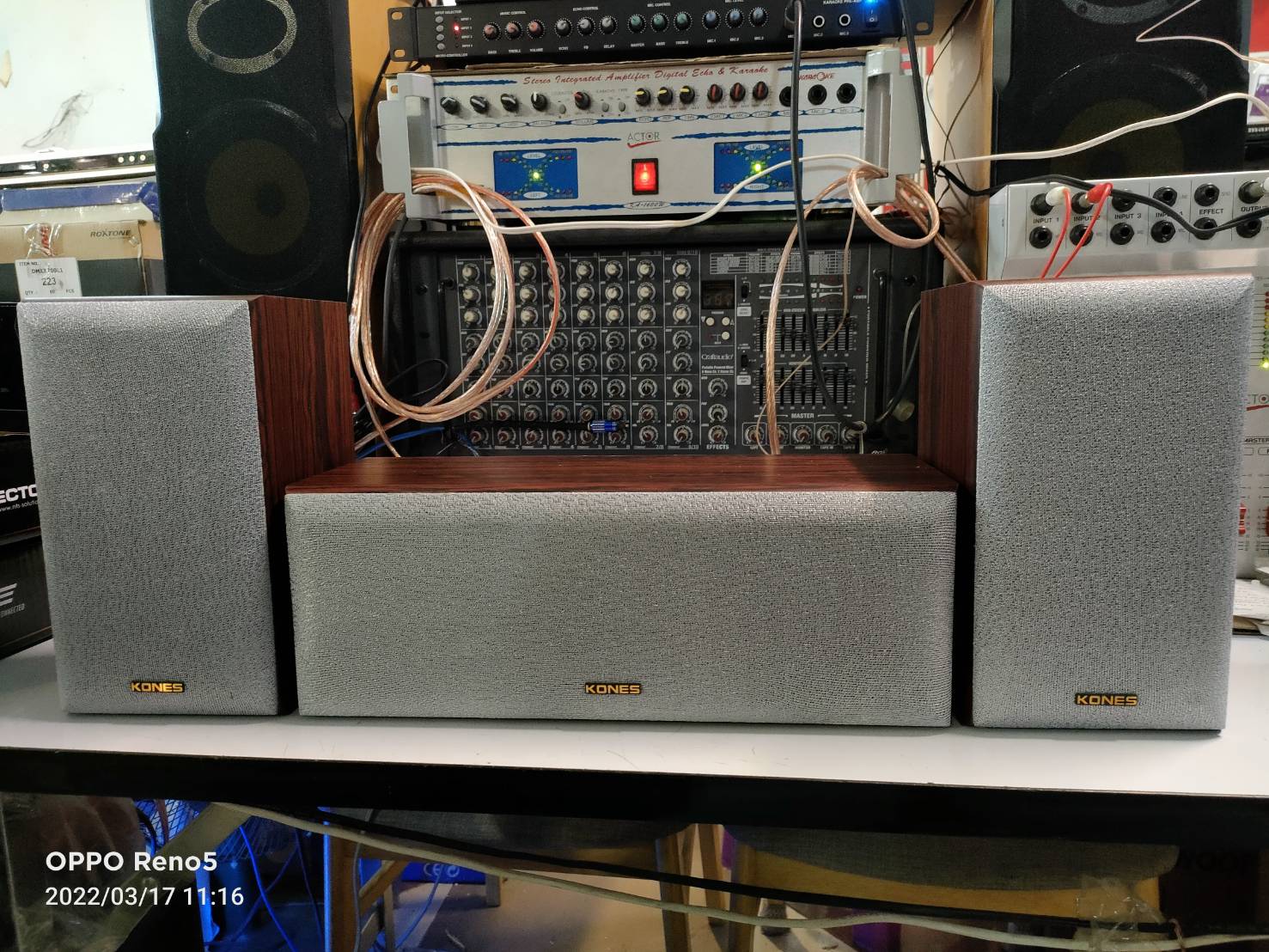 KONES ลำโพง CENTER + SURROUND CSP-EA RSP-EA