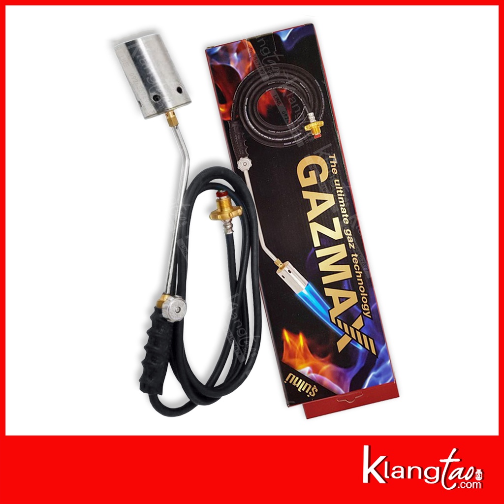 Gazmax หัวพ่นไฟ ต่อกับถังแก๊ส LPG รุ่น GMGT-20 พ่นหัวหมู พ่นขาหมู (หัวพ่น ขนาด 2 นิ้ว)