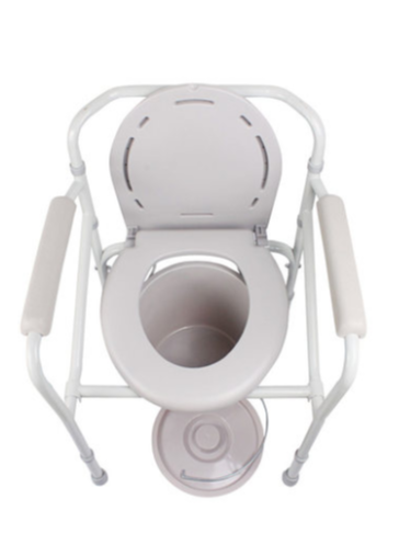 เก้าอี้นั่งถ่ายพับได้อะลูมิเนียม ไม่มีล้อ