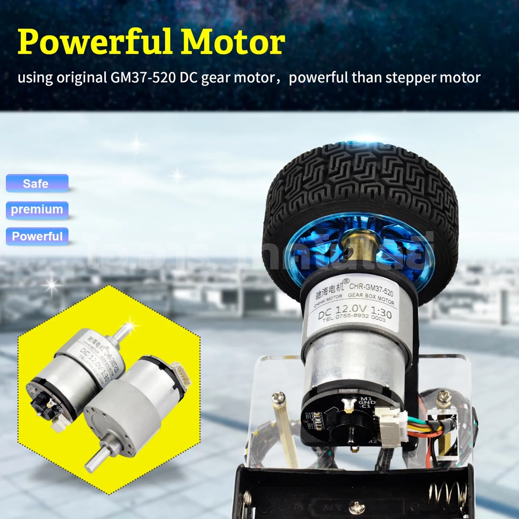 KEYESTUDIO KS0193 Self-Balancing Robot Car Kit For Arduino ชุดหุ่นยนต์ทรงตัวอัตโนมัติ บาลานซ์โรบอท Balancing Robot