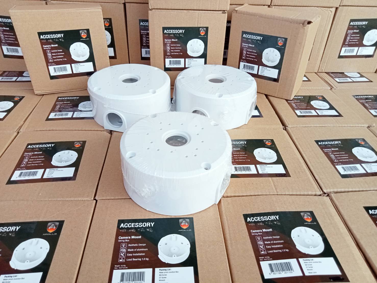 Apollo ASB-012 กล่องยึดกล้องวงจรปิด กันน้ำได้