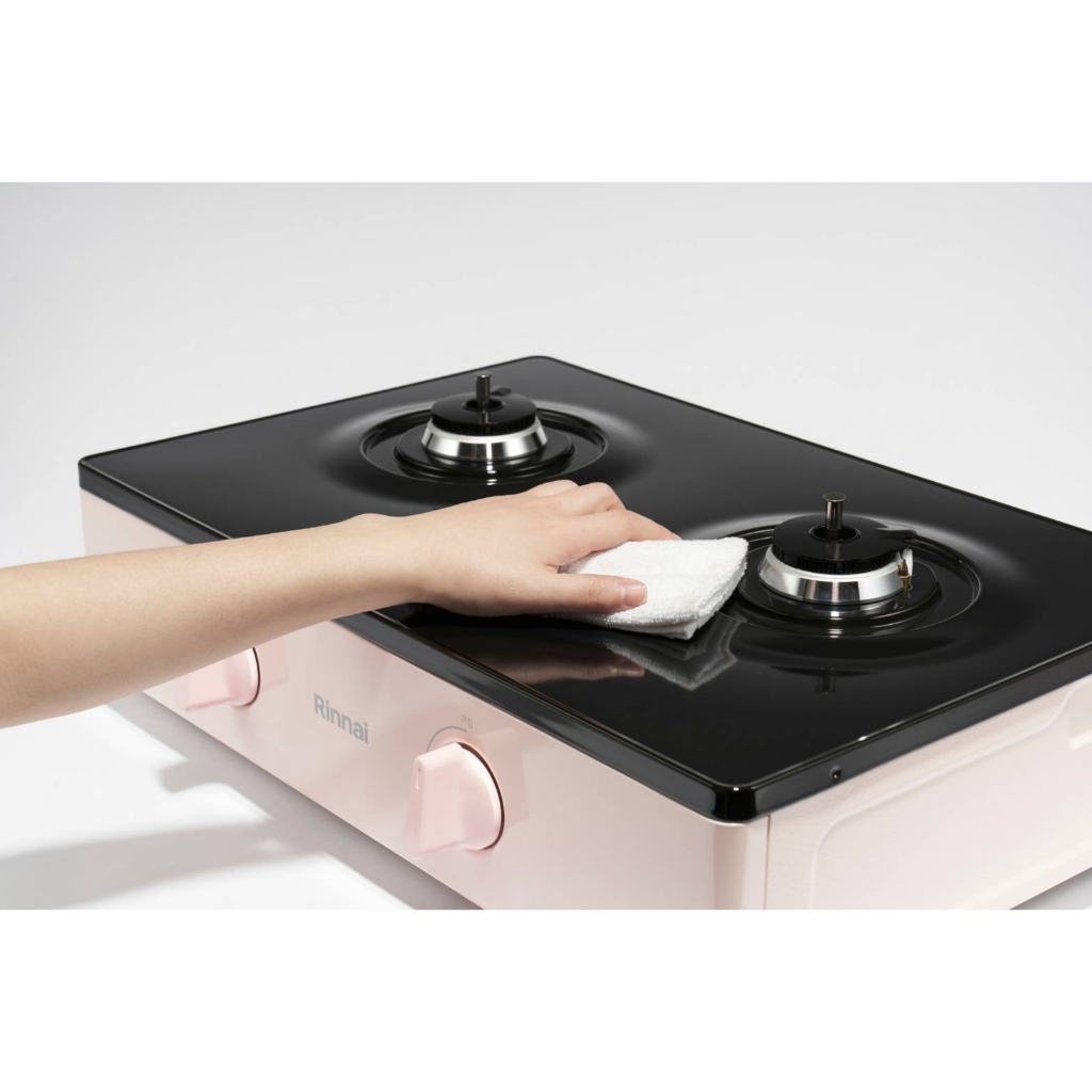 RINNAI เตาแก๊สตั้งโต๊ะ 2 หัว รุ่น BT62FJ มีระบบป้องกันความร้อนสูงผิดปกติ และป้องกันภาชนะไหม้