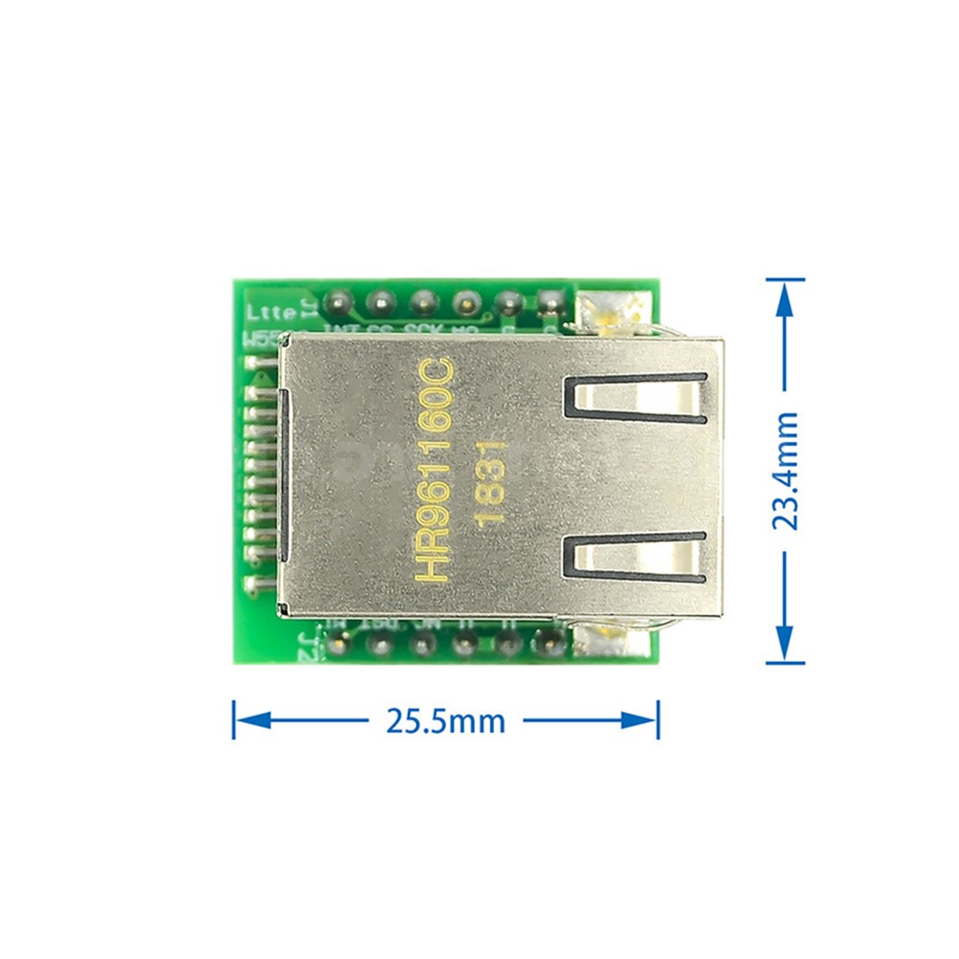 W5500 module TCP/IP Ethernet module compatible with WIZ820io โมดูลเชื่อมต่ออินเตอร์เชื่อมต่อระบบเครือข่าย Ethernet เชื่อมต่อ Internet