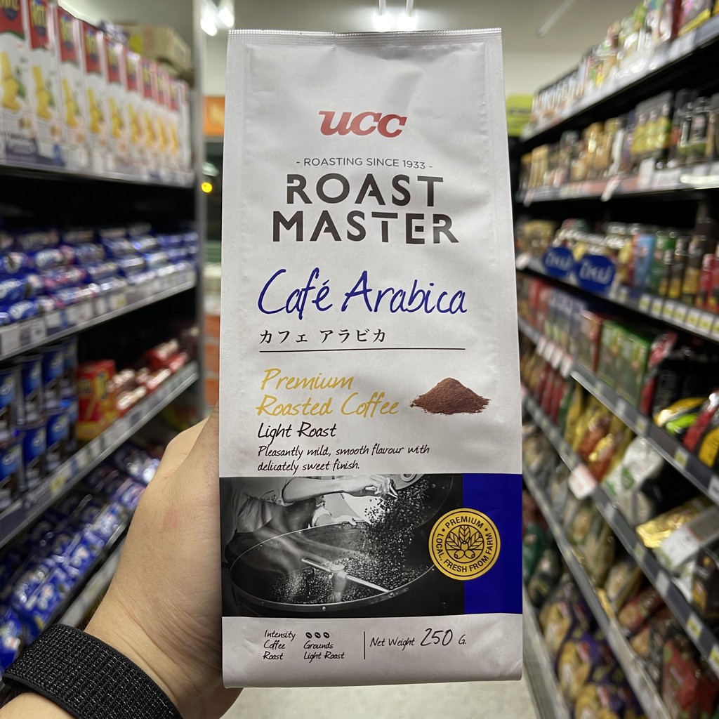 ยูซีซี โรสต์ มาสเตอร์ กาแฟคั่วบด 250 กรัม UCC Roast Master Ground Roasted Coffee 250 g.
