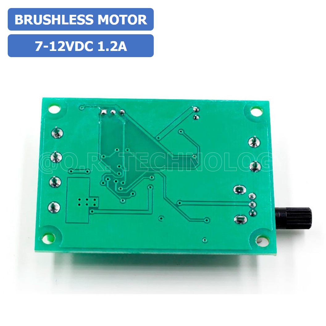 (1ชิ้น) AH054 ตัวขับมอเตอร์ไร้แปลงถ่าน DC 7V-12VDC 1.2A Brushless Motor Driver Controller Board For Hard Drive Motor 3/4 Wire