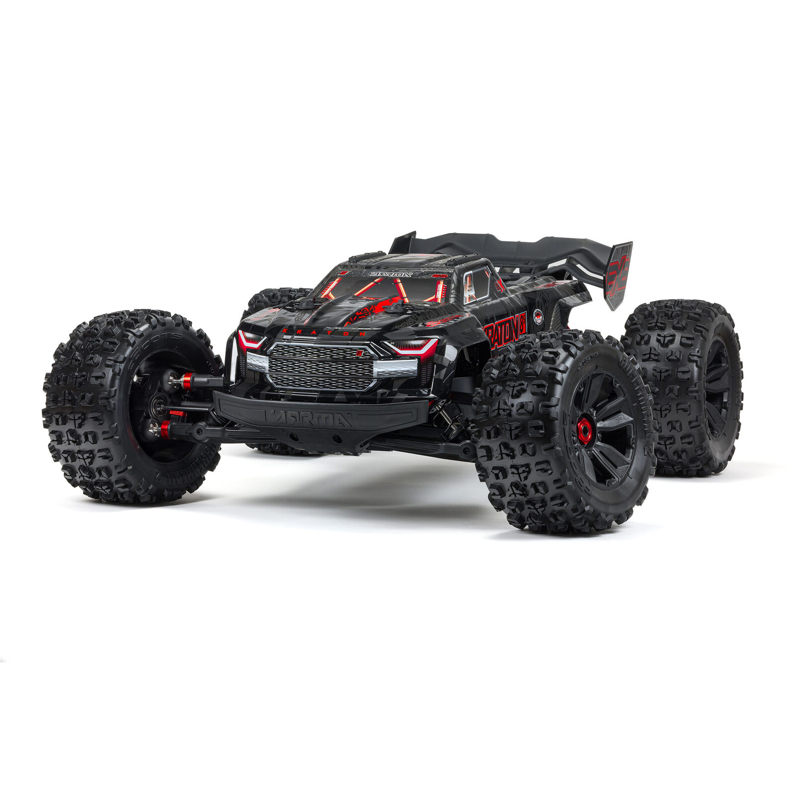 ARA5808V2T1 1/5 KRATON 4X4 8S BLX EXB Brushless Monster Truck RTR, Black