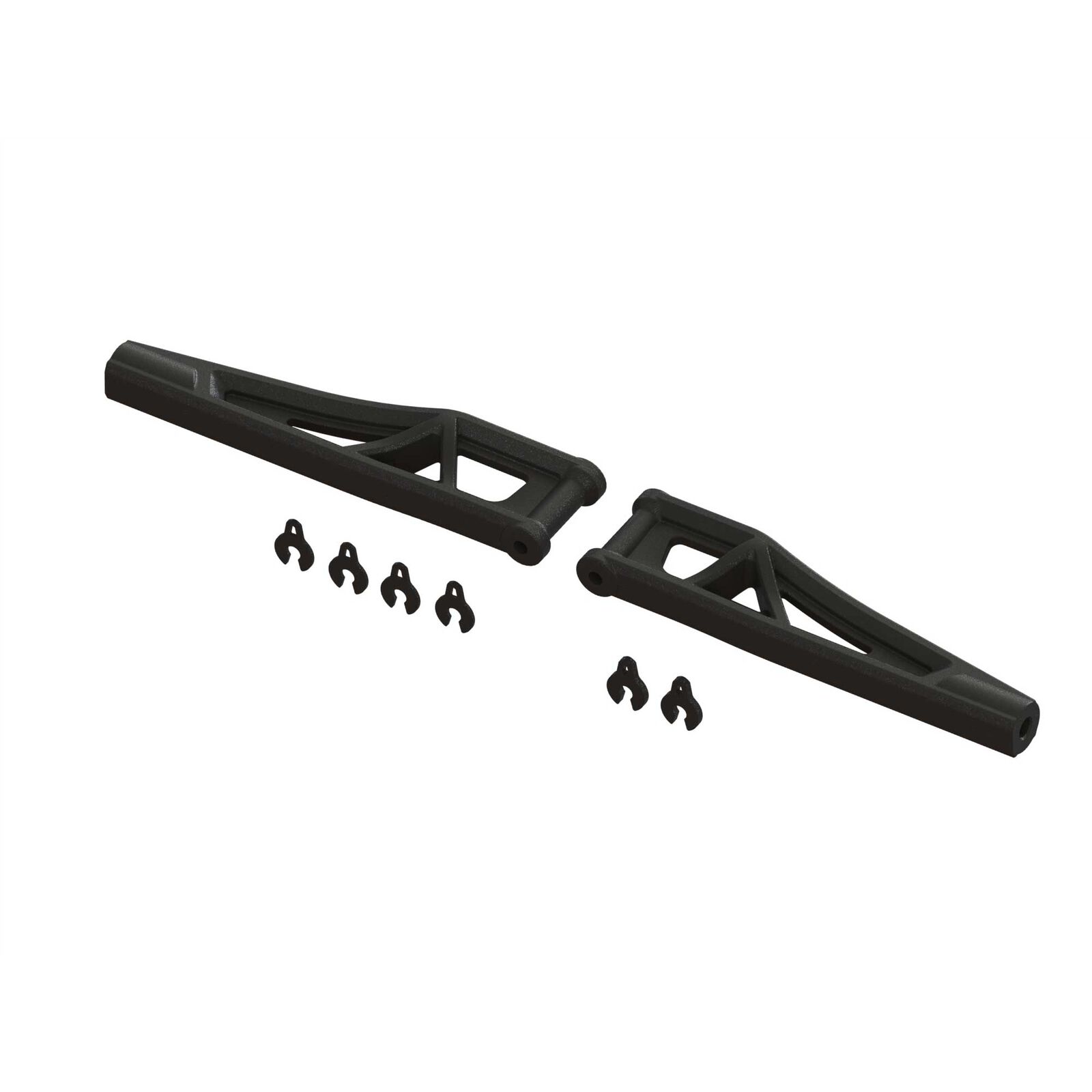 ARA330655 Front Upper Suspension Arms, 120mm (1 Pair): EXB