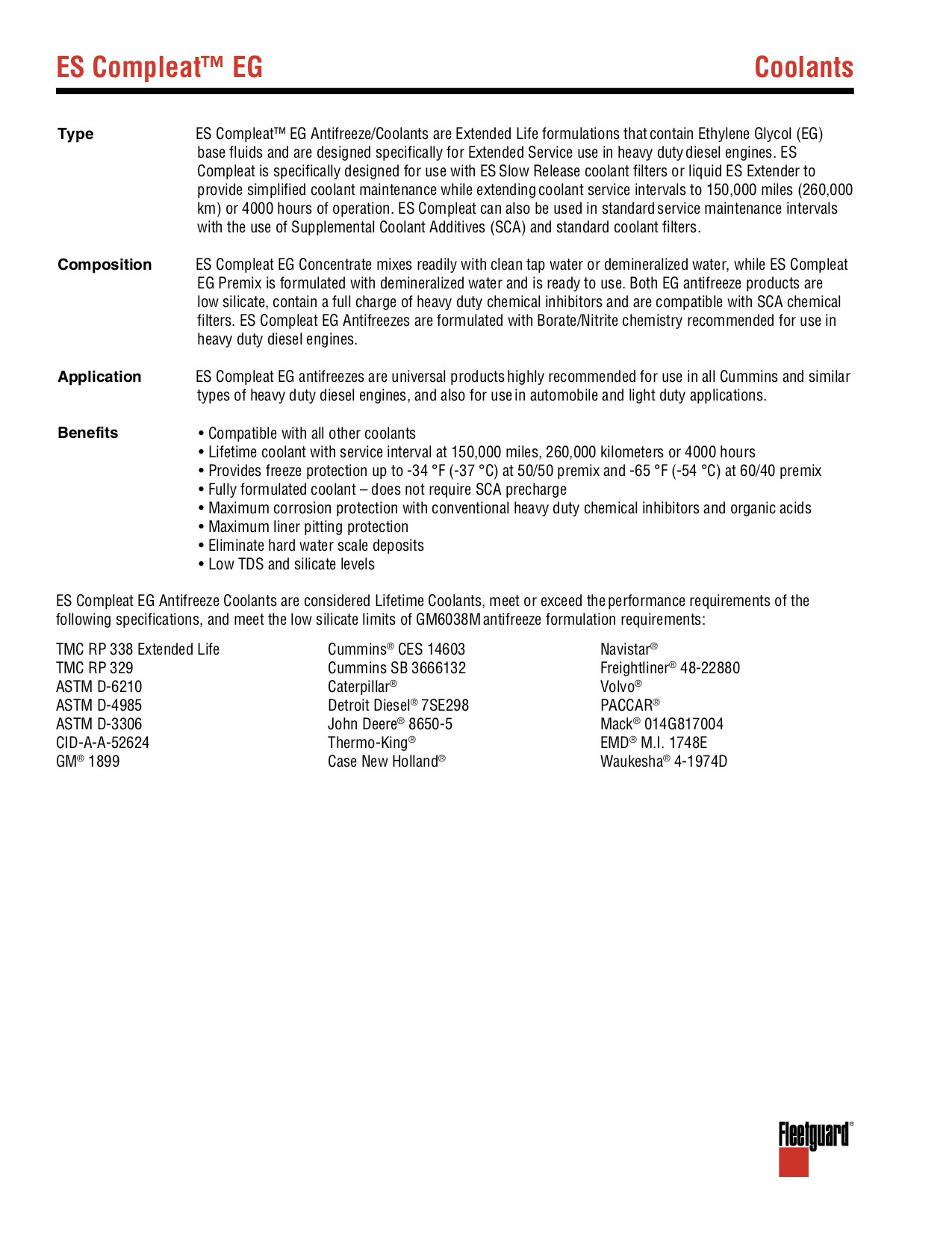 Coolant Additive / น้ำยาเติมหม้อน้ำ ES Compleat