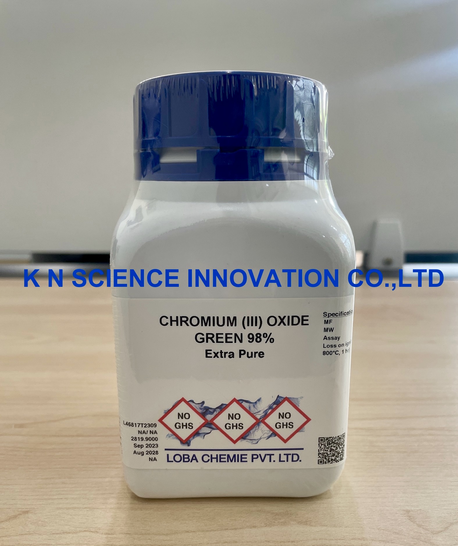 Chromium (III) oxide green, 99%, Extra Pure , 500 g , Loba 0281900500