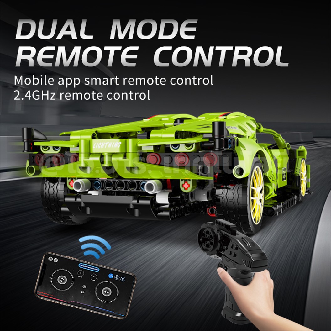 KEEYEE WORLD K96122 ตัวต่อเสริมทักษะ LIGHTNING RACING CAR ของเล่นเสริมทักษะ ตัวต่อ Building Block STEAM Education Programmable Robot