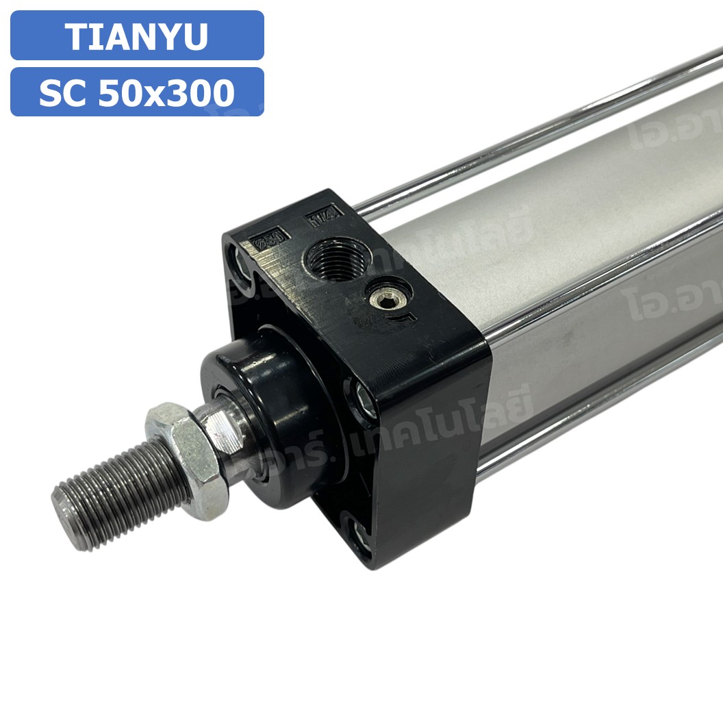 SC 50x300 กระบอกลม รุ่นมาตรฐาน กระบอกลม 4 เสา Standard Cylinder Air Pneumatic แบบสี่เสา