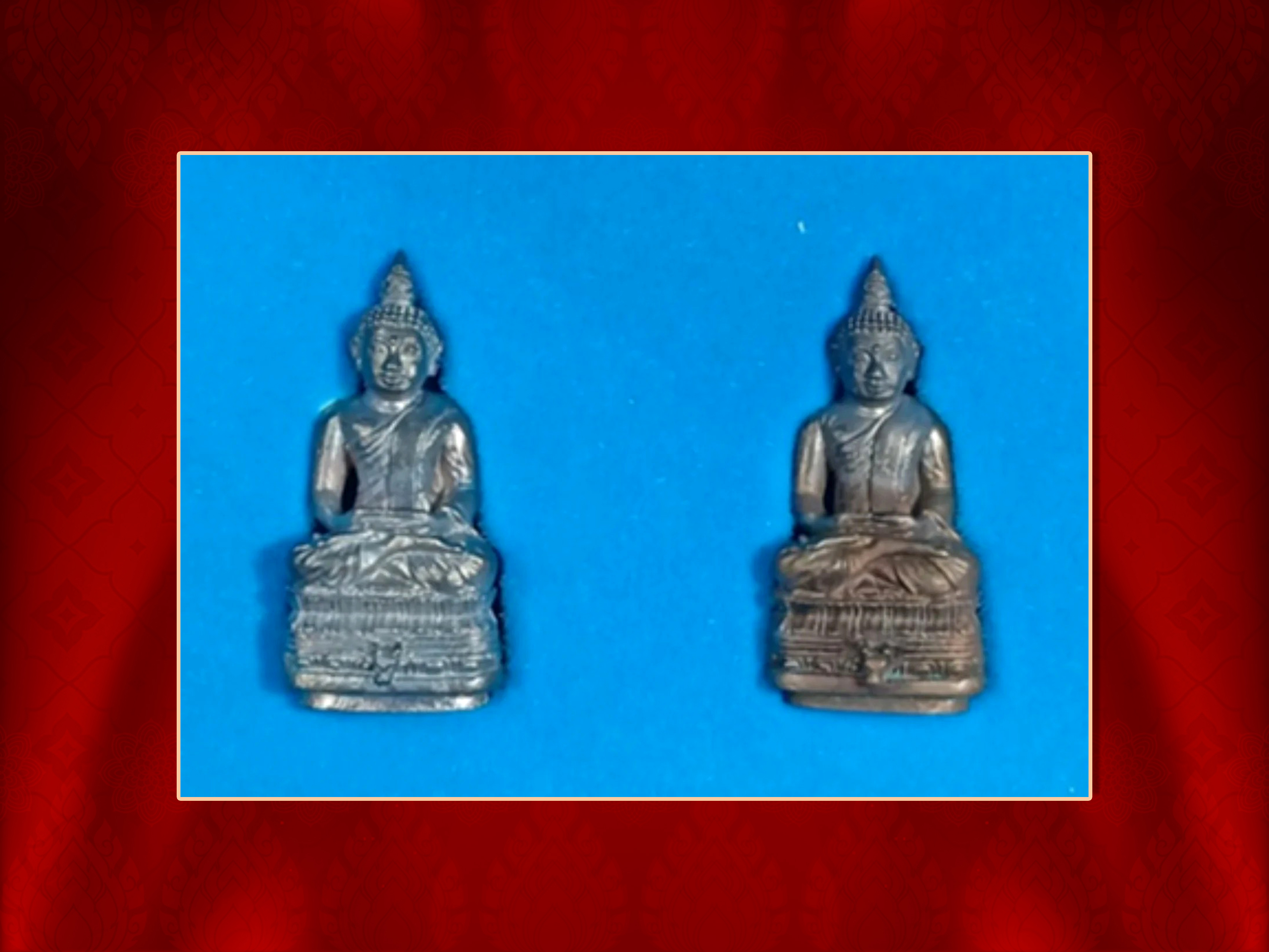 กริ่งนิรันตราย ญสส. เนื้อเงิน+เนื้อนวะปี 2535 วัดบวรนิเวศ ด้านหลังตอกโค๊ต ญสส. กล่องครับ งามและหายากสุด ๆ ครับ