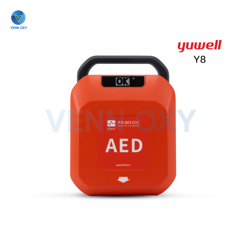 เครื่องกระตุกหัวใจด้วยไฟฟ้าแบบอัตโนมัติ AED ยี่ห้อ Yuwell รุ่น HeartSave Y8