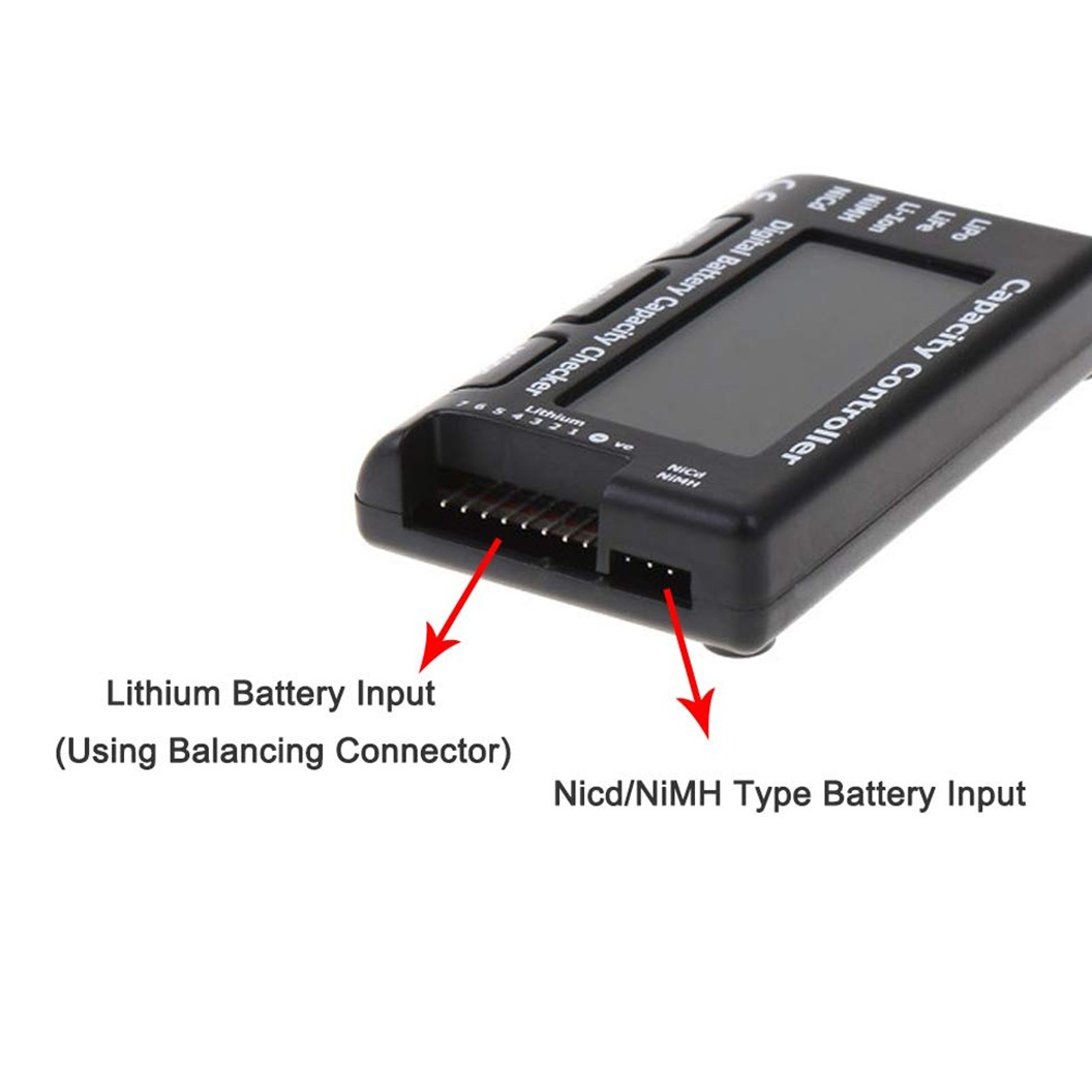 Cellmeter-7 เครื่องวัดแบตเตอรี่ Digital Battery Capacity Voltage Checker RC Cell Meter LiPo LiFe Li-ion NiMH เครื่องวัดความจุแบตเตอรี่