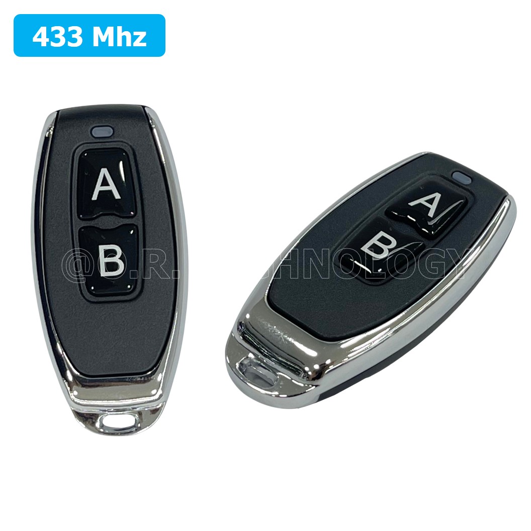 (1ชิ้น) BA324 รีโมทควบคุม 2 ปุ่ม AB ความถี่คลื่น 433Mhz Wireless Remote Control with Battery รีโมทควบคุมไร้สาย รีโมท 2 ปุ่ม