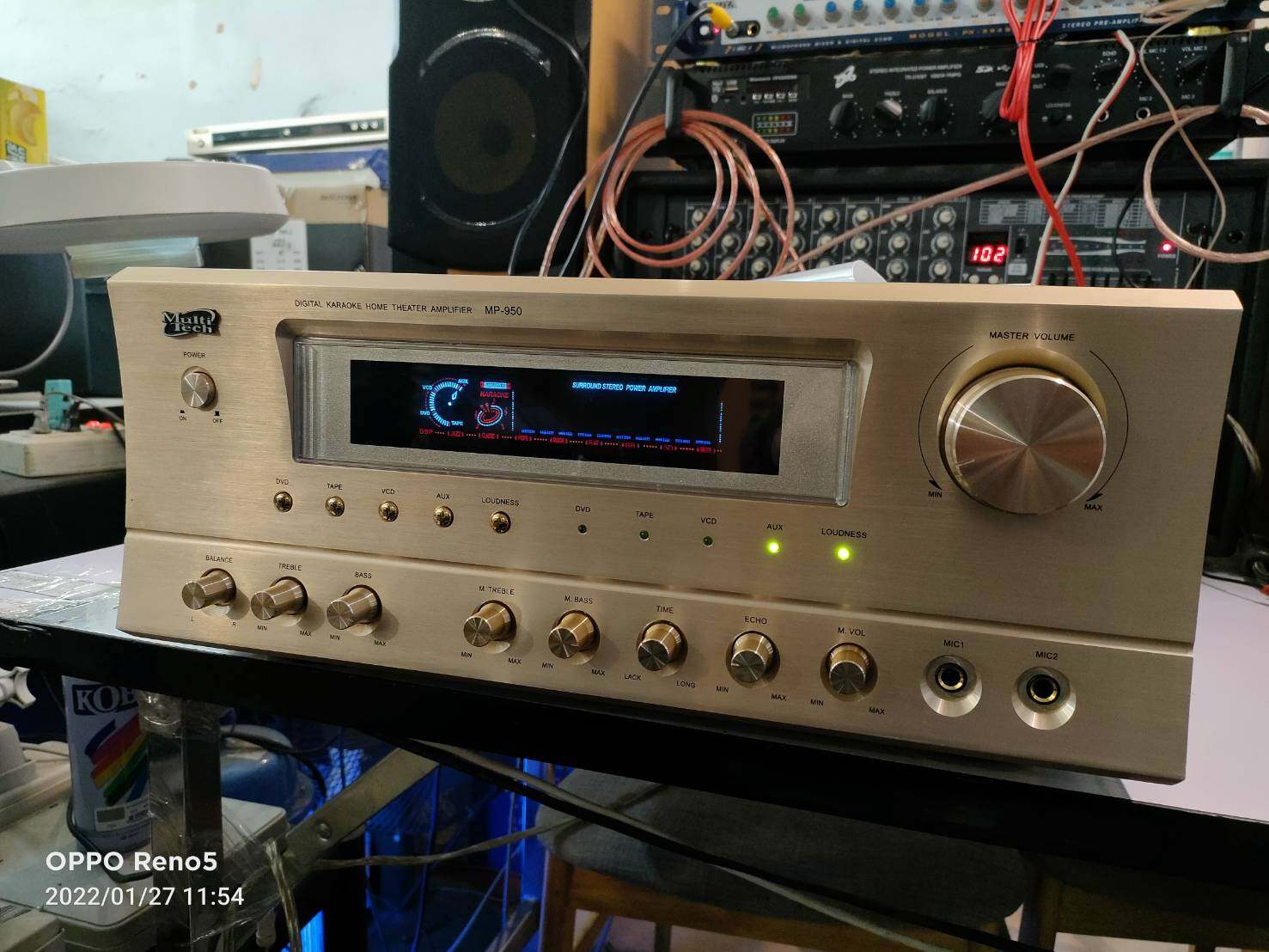 MULTI TECH MP-950 DIGITAL KARAOKE AUDIO POWER AMPLIFIER