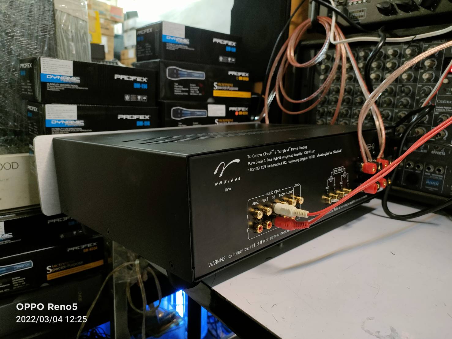 Vatiros int.amp ปรีหลอด รุ่น Libra pure CLASS A HYBRID 120.2 (ส่งฟรี ยกเว้นเขตพิเศษ) MADE IN THAILAND
