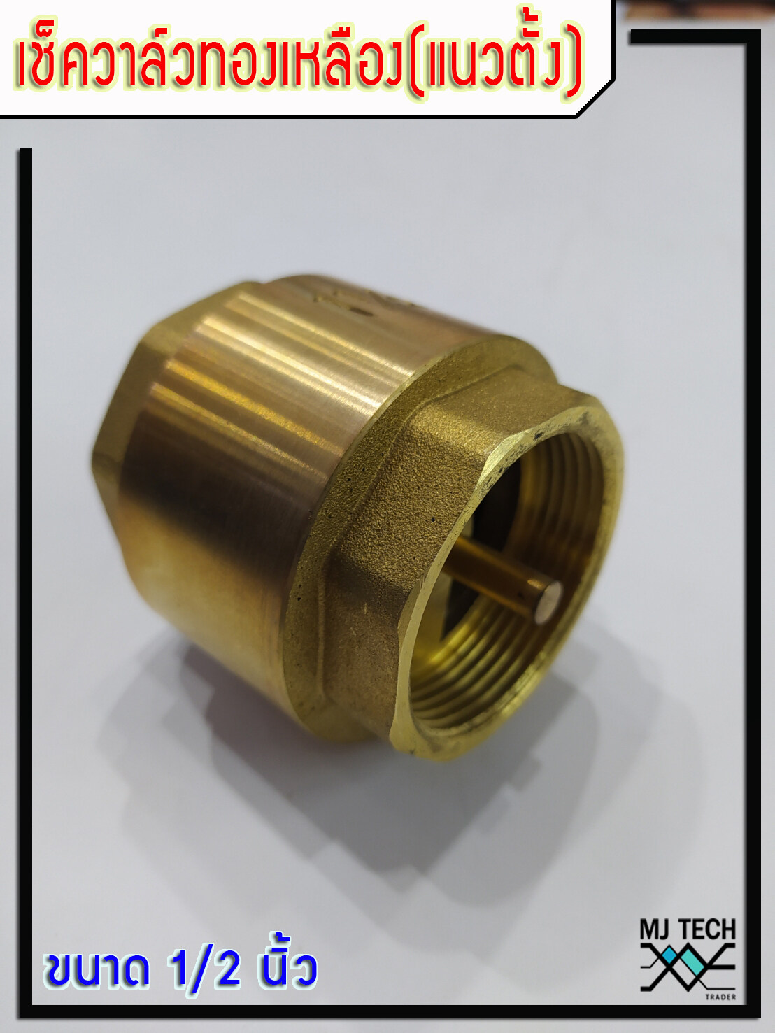 เช็ควาล์วทองเหลือง เช็ควาล์วทองเหลืองเเนวตั้ง เลือกขนาดได้ 3/4", 1" , 1-1/4" , 1/2",1-1/2", 2" นิ้ว