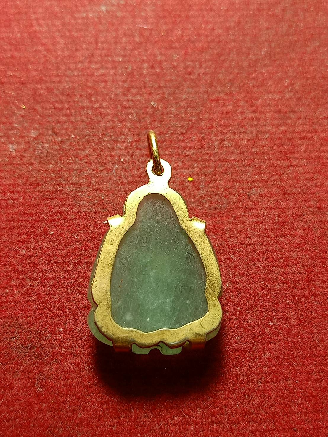 จี้พระสังกัจจายน์จีน เนื้อหินหยก (SKU-10843)