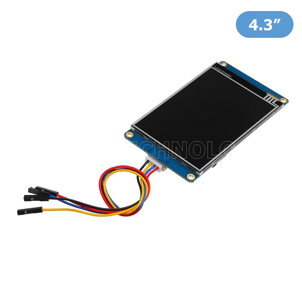 (1ชิ้น) AA296 จอแสดงผล แบบสัมผัส Nextion NX4827T043 ขนาด 4.3 นิ้ว Resistive Touch Screen Man-machine interface HMI kernel