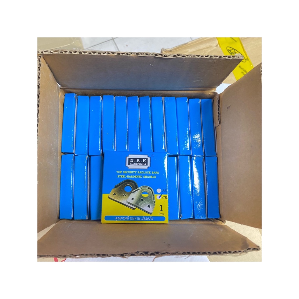 หูสายยูชุบซิงค์ (CR โครเมี่ยม) N.R.K. (ยกกล่อง 24 คู่) (ราคารวมแวท) คุณภาพดี ทนทาน ปลอดภัย ขายส่งราคาถูกกกกกก!!!