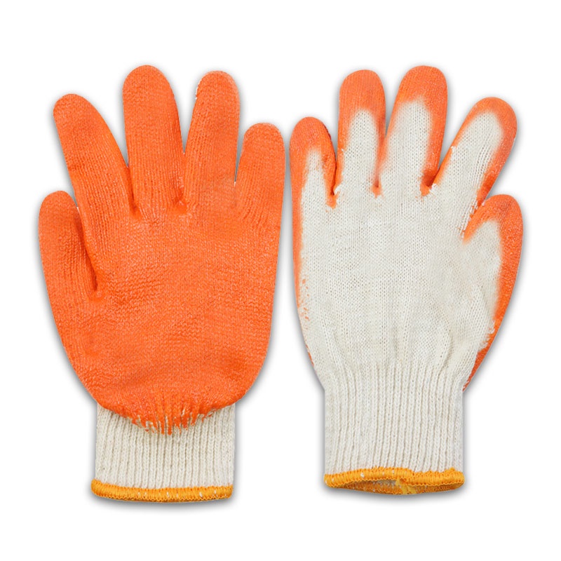 ถุงมือผ้า รุ่นเคลือบยางพารา (ขายส่งยกโหล) (ราคารวมแวท)ถุงมือผ้าช่าง ถุงมือผ้า ถุงมือทอผ้าฝ้าย สำหรับทำสวน ทำเกษตร งานช่าง