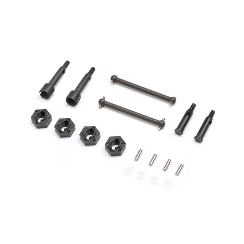 LOS-1764 Drive Shafts, Axles, Wheel Hexes: Micro-B/T