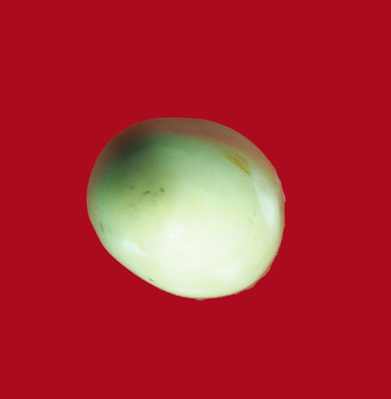 *30958 เครื่องรางลักษณะเม็ดขนุนแกะ เก่าไม่ทราบที่ 12