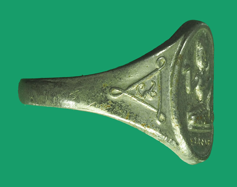 ขายแล้ว*33502 แหวนนางกวัก หลวงพ่อกวย วัดโฆษิตราราม ชัยนาท ชุบนิเกิล 27