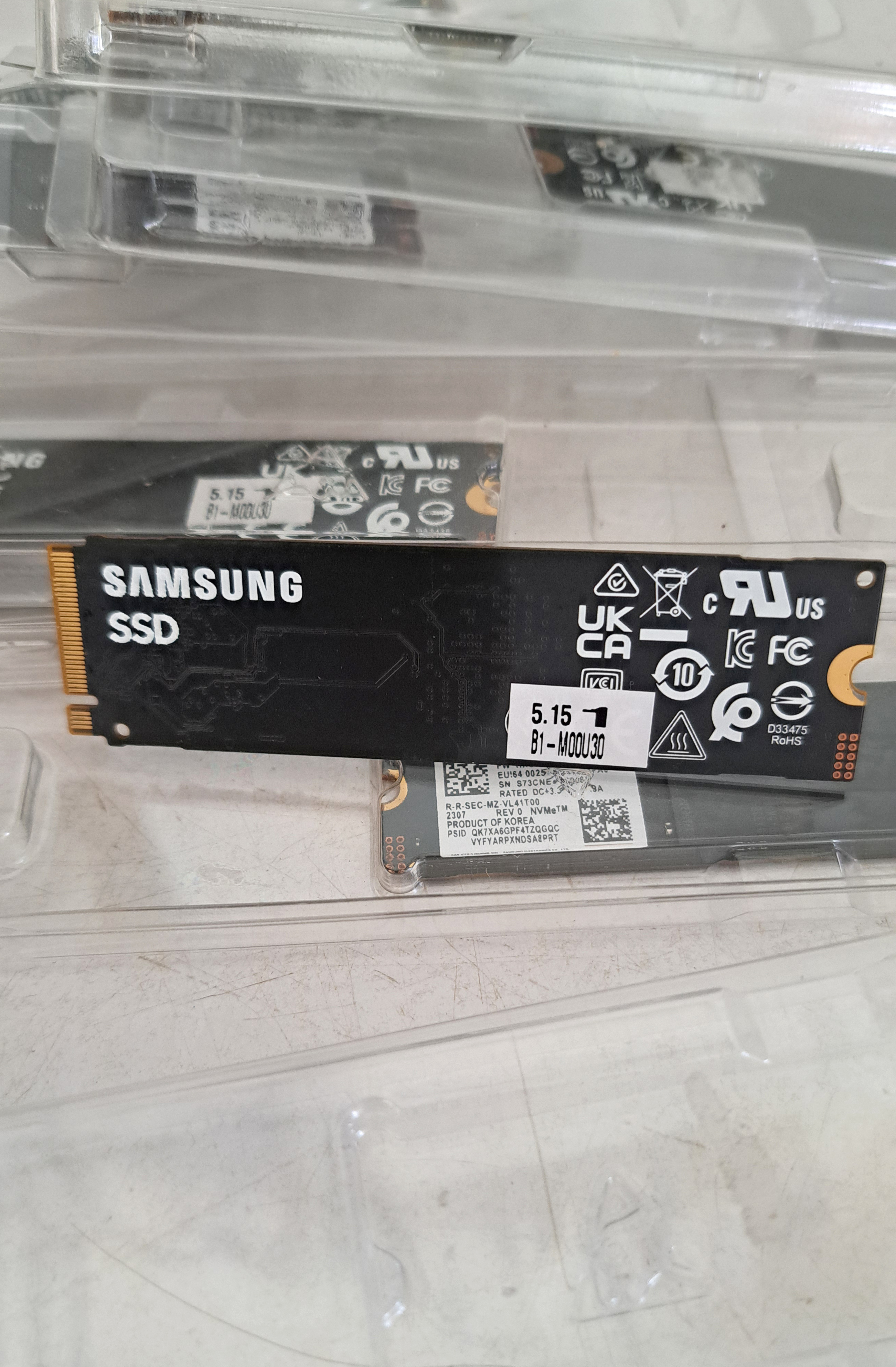 Samsung SSD M.2 MZ-VL42560 PCIe 4.0 x4 ความจุ 256 GB